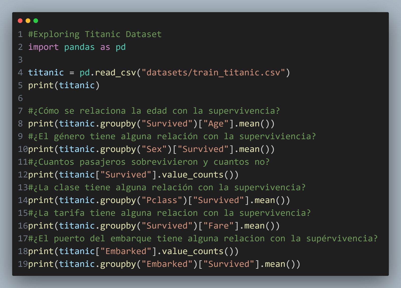 Daniel Castillo - Data science project screenshot